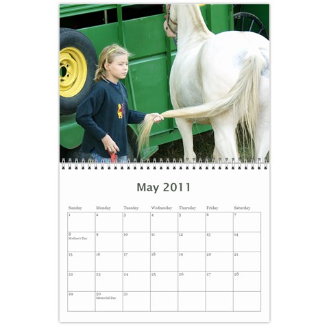 Breanna s Calendar By Rick Conley May 2011
