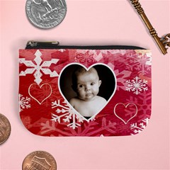 my winter valentine mini coin purse