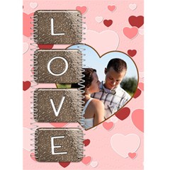 Love 5x7 Card - Greeting Card 5  x 7 
