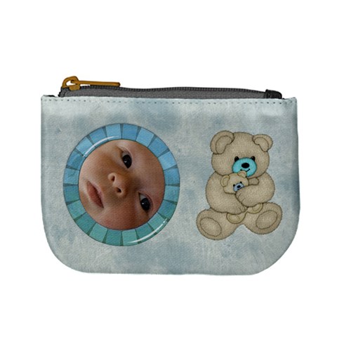 Little Boys Mini Coin Purse1 By Joan T Front