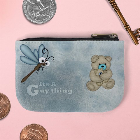 Little Boys Mini Coin Purse1 By Joan T Back
