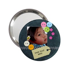 Denim Cuteness Compact Mirror - 2.25  Handbag Mirror