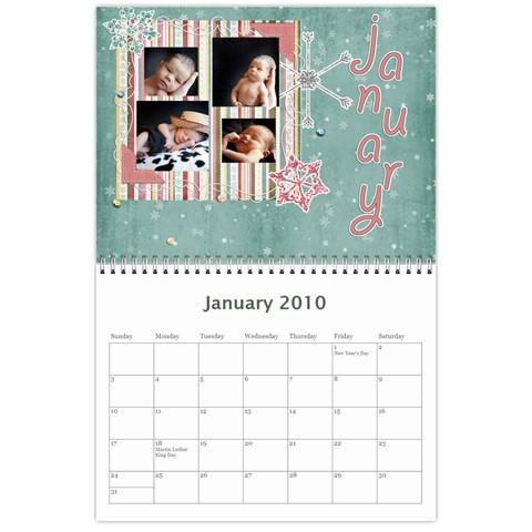 N And D Calendar  11 By Laura Jan 2010