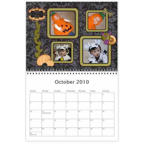 N And D Calendar  11 By Laura Oct 2010
