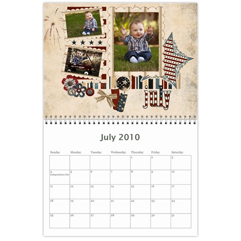 N And D Calendar  11 By Laura Jul 2010