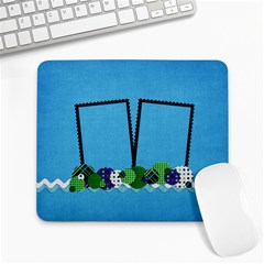 Funky Blues - Large Mousepad