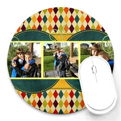 Circle Fun - Round Mousepad