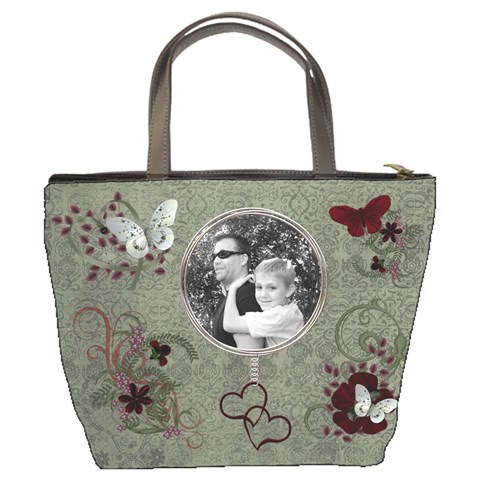 Midnight Sun Bucket Bag Back