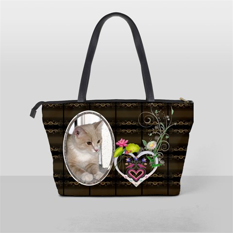 Pretty Brown Shoulder Handbag By Lil Back