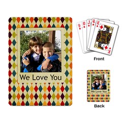 Diamond Fun - Playing Cards Single Design (Rectangle)