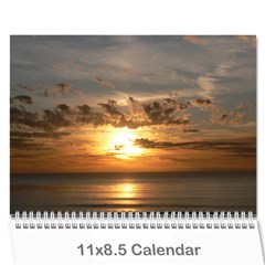 Sunset Calendar - Wall Calendar 11  x 8.5  (12-Months)