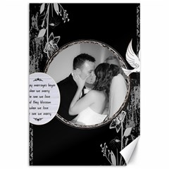 Wedding 12x18 Canvas - Canvas 12  x 18 