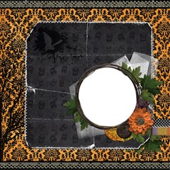 Damask Halloween Quickpage - ScrapBook Page 12 x 12 Damask Halloween Quickpage - ScrapBook Page 12 x 12