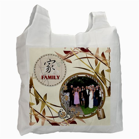 Family Recycle Bag By Lil Front