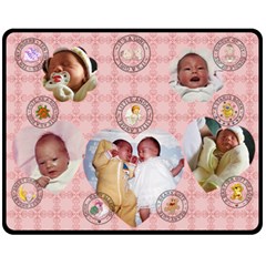 Baby Girl Medium Fleece Blanket (4 styles) - Fleece Blanket (Medium) Baby Girl Medium Fleece Blanket (4 styles) - Fleece Blanket (Medium)