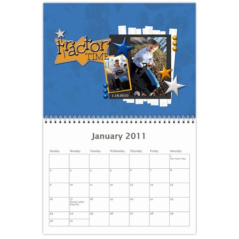 Carolyns 2011 Calendar By Kelly Jan 2011