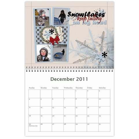 Carolyns 2011 Calendar By Kelly Dec 2011