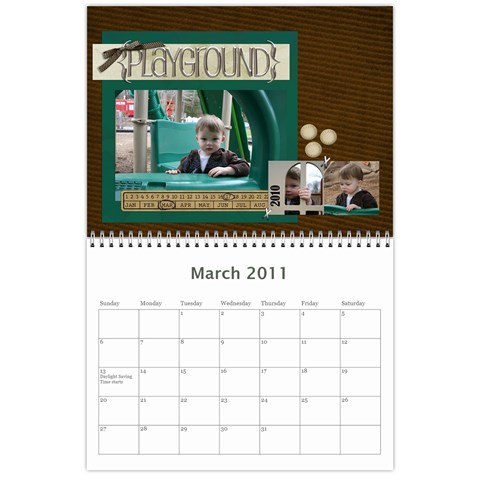 Carolyns 2011 Calendar By Kelly Mar 2011