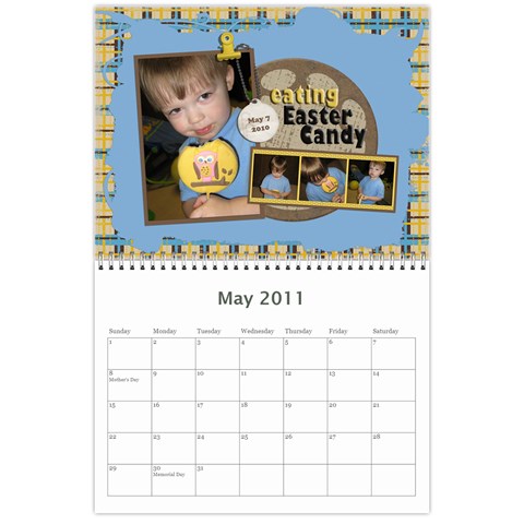 Carolyns 2011 Calendar By Kelly May 2011