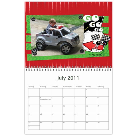 Carolyns 2011 Calendar By Kelly Jul 2011