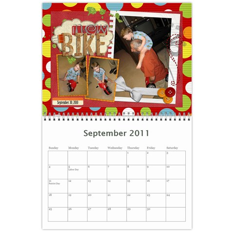 Carolyns 2011 Calendar By Kelly Sep 2011