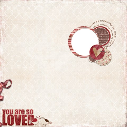 Scrapdzines  Romance Scrapbook Page By Denise Zavagno 12 x12  Scrapbook Page - 1