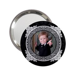 Black & White 2 25  Handbag Mirror