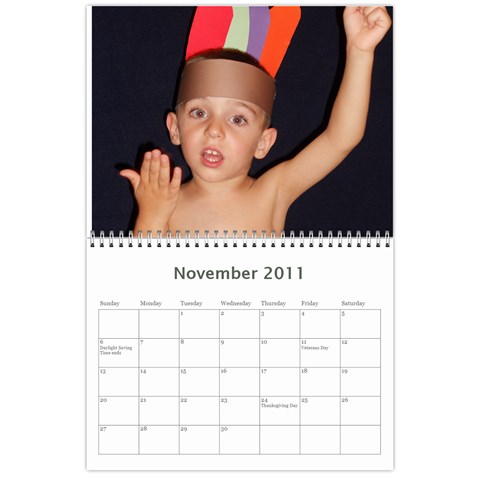 Calander By Janelle Nov 2011