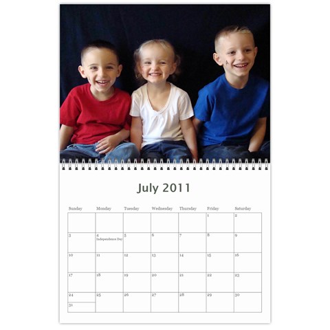 Calander By Janelle Jul 2011