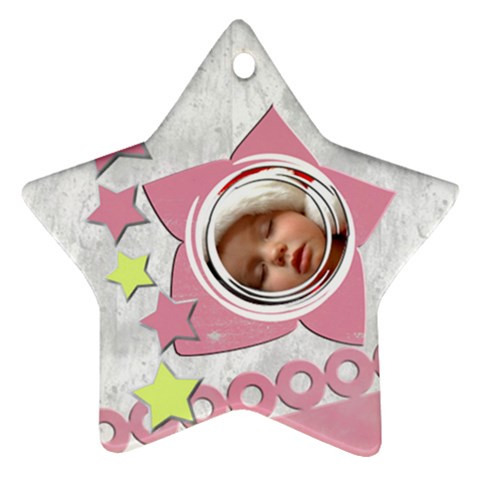 Christmas Baby Pink Front