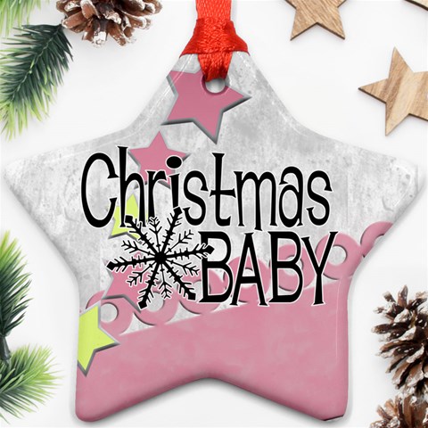 Christmas Baby Pink Back