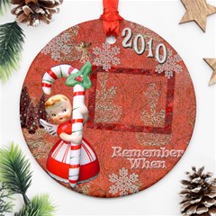 Angel Blonde Remember when 2023 ornament 32 ornament round - Ornament (Round)