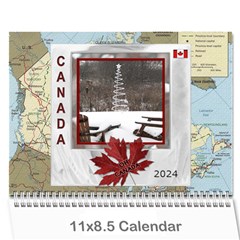 Canada 12 Month 2023 Calendar - Wall Calendar 11  x 8.5  (12-Months)