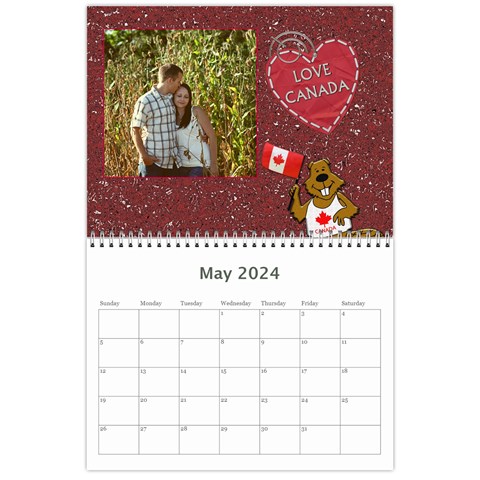 Canada 12 Month 2024 Calendar By Lil May 2024