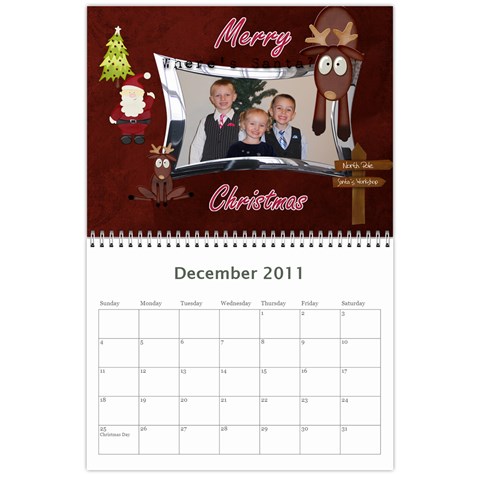 Calander By Janelle Dec 2011