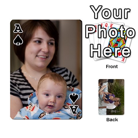 Ace Jons Cards By Laura Front - SpadeA