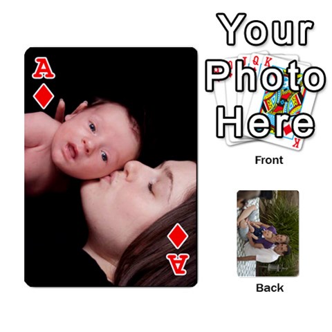 Ace Jons Cards By Laura Front - DiamondA