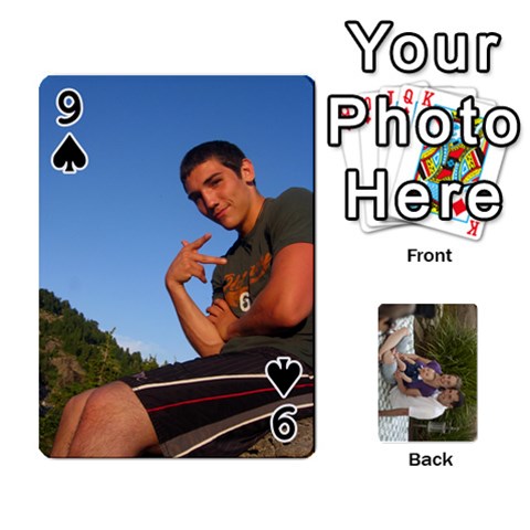 Jons Cards By Laura Front - Spade9