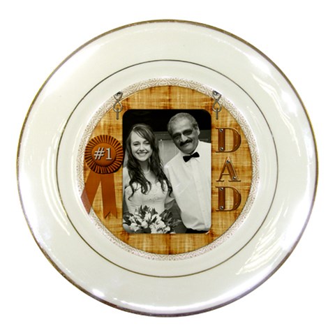 #1 Dad Plate By Lil Front