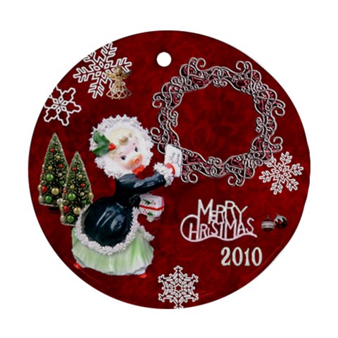 Thank You  Girl 2023 30 Ornament Round By Ellan Front