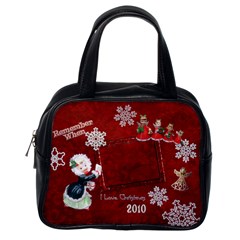 Thank you mail girl Christmas Remember when purse - Classic Handbag (One Side)