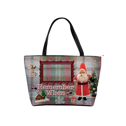 Old Fashioned Santa Christmas Classic Shoulder Bag 2 Sides  By Ellan Front
