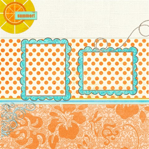 Scrapdzines  20 Summer Days Srapbook Pages! By Denise Zavagno 12 x12  Scrapbook Page - 14