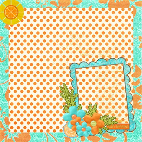 Scrapdzines  20 Summer Days Srapbook Pages! By Denise Zavagno 12 x12  Scrapbook Page - 3
