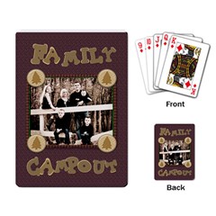 family campout-camping cards template - Playing Cards Single Design (Rectangle)
