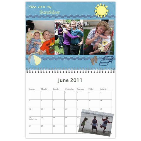 Randall Family 2011 Calendar By Julie Jun 2011