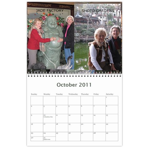 2011 Calendar By Jan Cockreham Oct 2011