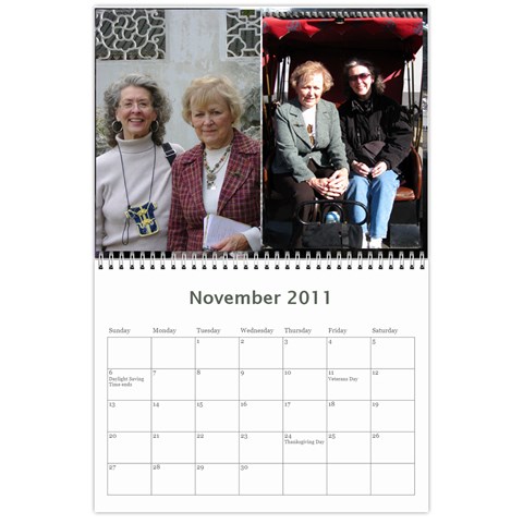 2011 Calendar By Jan Cockreham Nov 2011