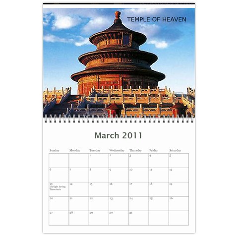 2011 Calendar By Jan Cockreham Mar 2011