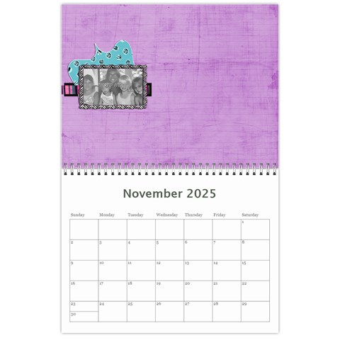 Calendar 2025 By Brooke Nov 2025